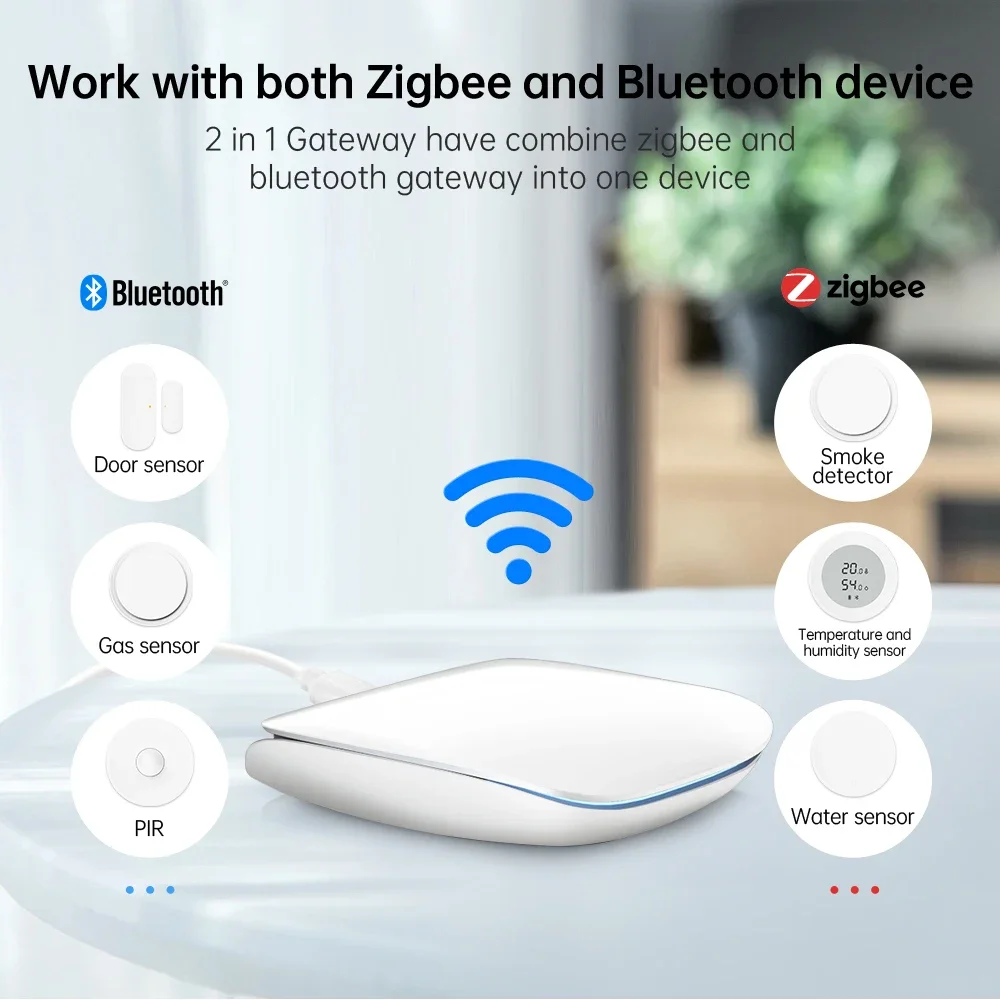 AVATTO Tuya Zigbee 3.0 Gateway Hub Smart Home Bridge Wireless Remote Voice Control