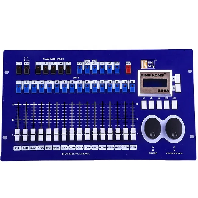 stage light dmx controller easy operation 256-A controller portable 35 build in shape