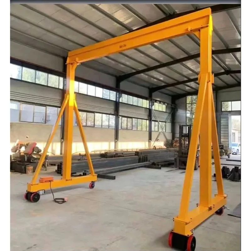 2 тонны портативный Электрический подъемный кран подвижный мрамор подъемный передвижной портальный кран 5 тонн