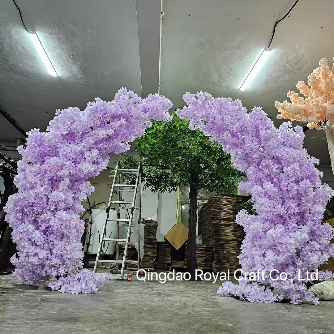 5ft 6ft 8ft Indoor White Pink Flower Willow Wisteria Wedding Centerpiece Tree Artificial Cherry Blossom Tree For Wedding