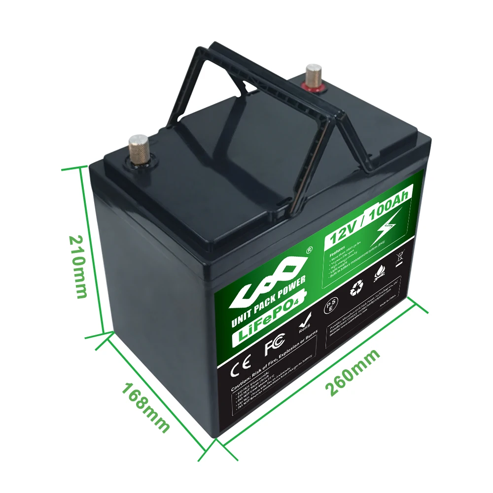 Free Shipping 12V 100Ah LiFePo4 Lithium Battery Pack BMS100A 1500-2000W Bafang Motor Other Motor Conversion Kits
