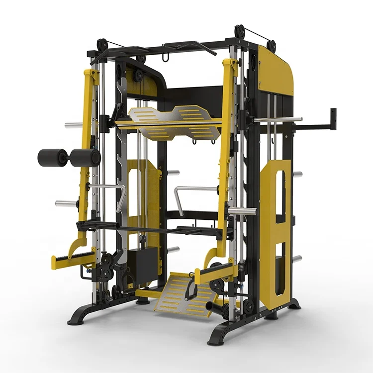  2021 г. оптовая продажа производство Homegym коммерческий многофункциональный тренажер тренажерный зал стойка для приседаний клетка мультитренажерный Смит машина домашнего