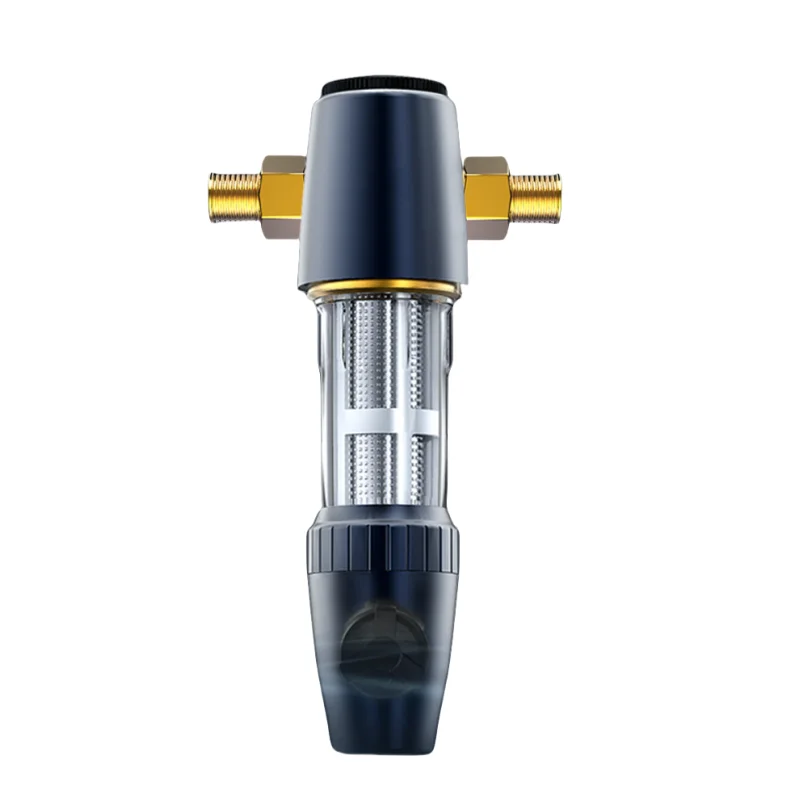 Universal Directions Manual Flushing Backwash Antifreeze and Explosion Sediment Water Pre filter with Pressure Gauge