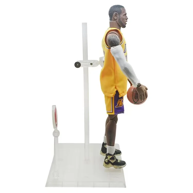 ASQ Basketball star NBA Los Angeles lakers 1/9 LeBron James no. 23 model color box figure toy