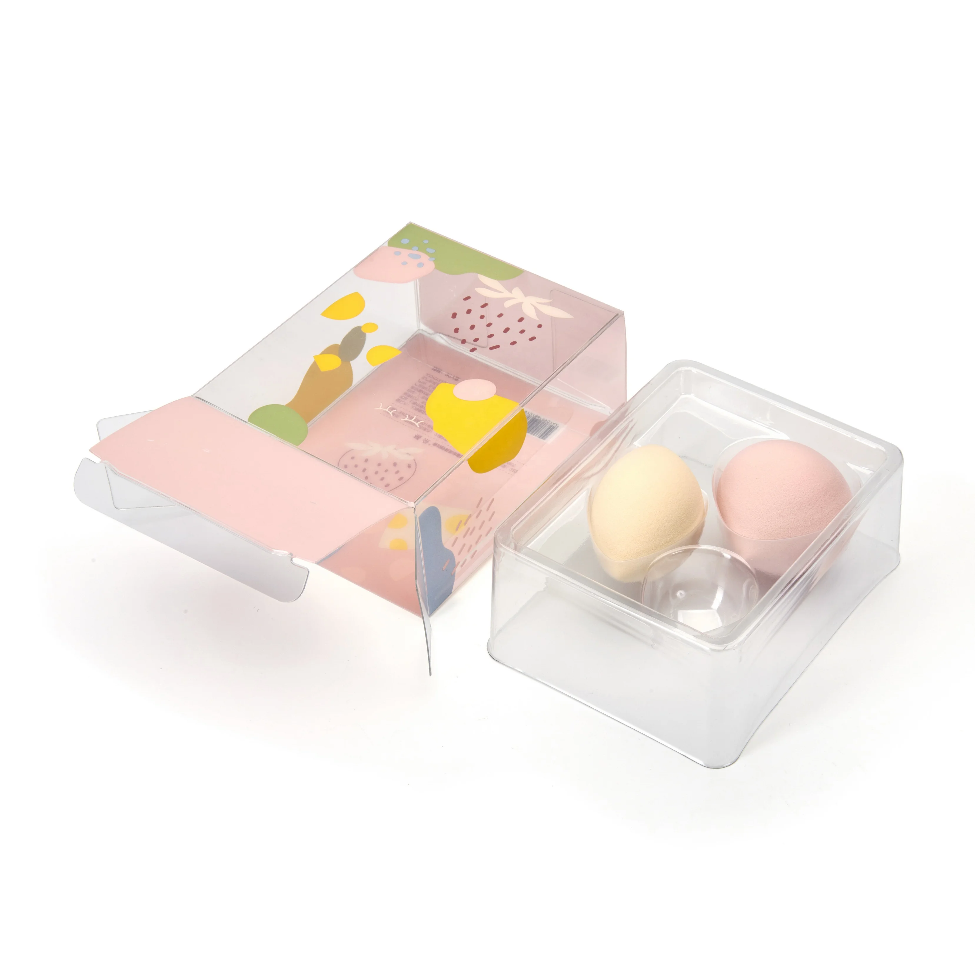 Hot sale transparent printed plastic pvc box package small plastic cosmetic box pvc packaging
