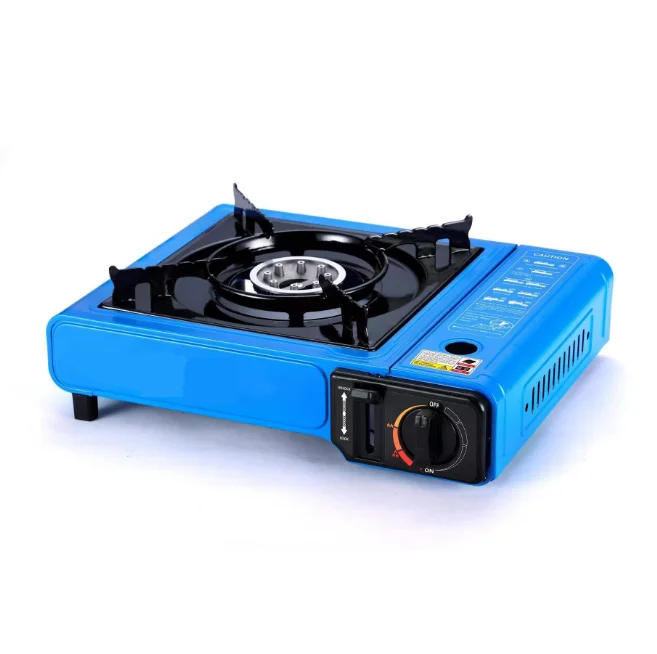 High quality Garden Automatic Ignition Stove Portable Butane Outdoor Camping hiking Gas Stove with Carrying Case