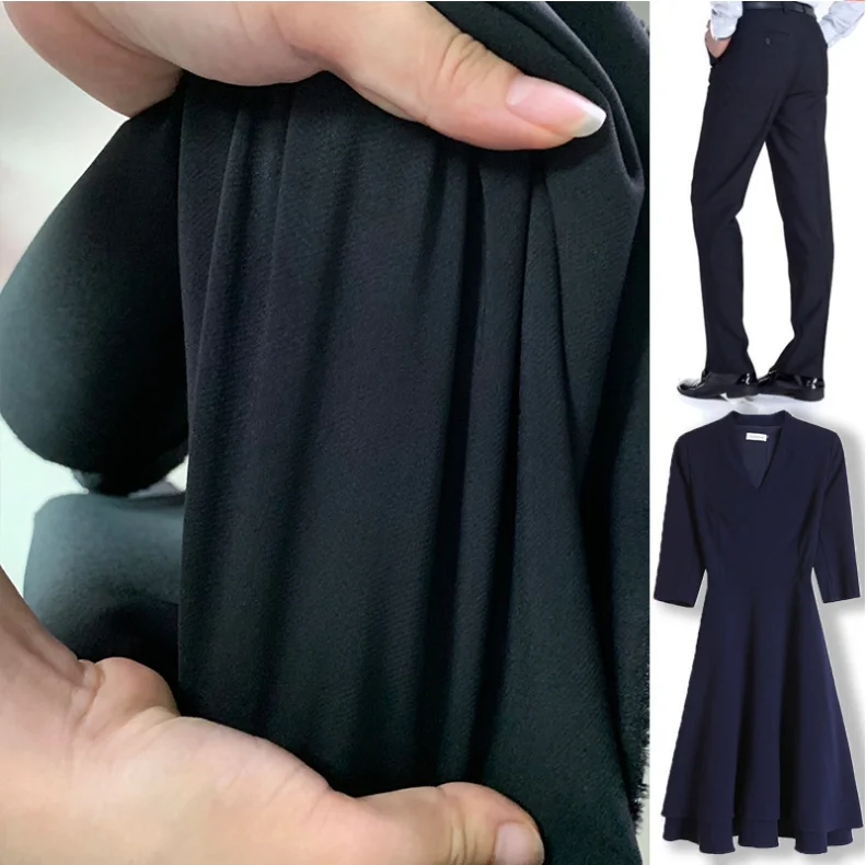 High quality  polyester Plain double4 way stretch fabric swimming fabric