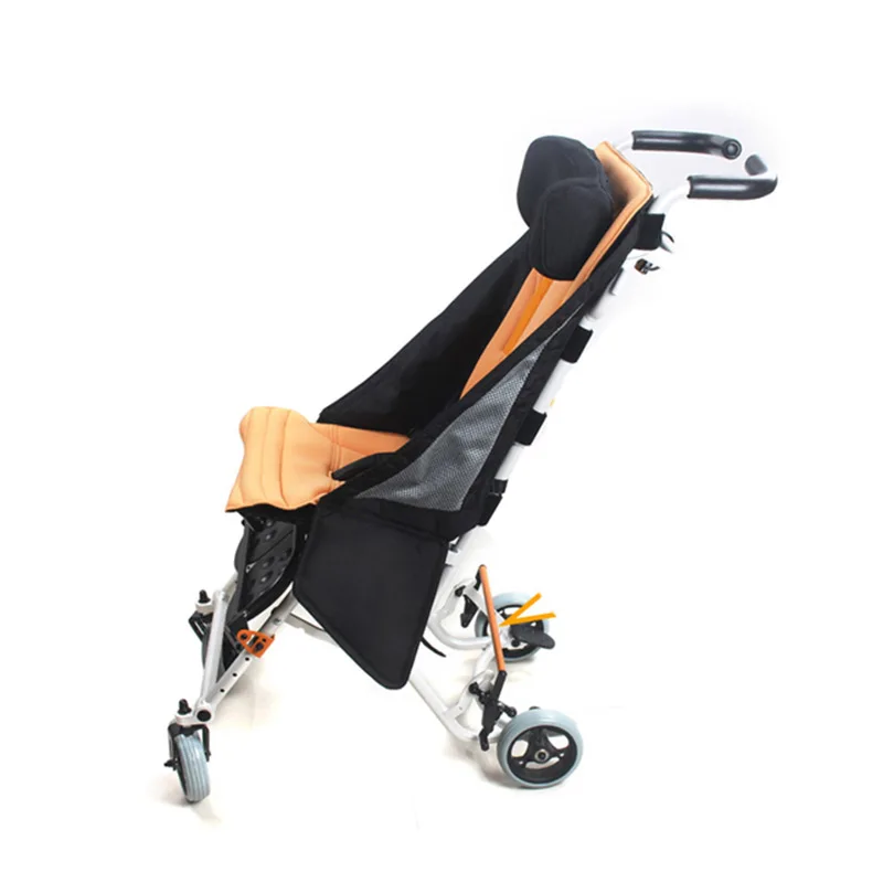 Aluminium Alloy Lightweight Foldable Outdoor Travel Children Wheelchair for Kids