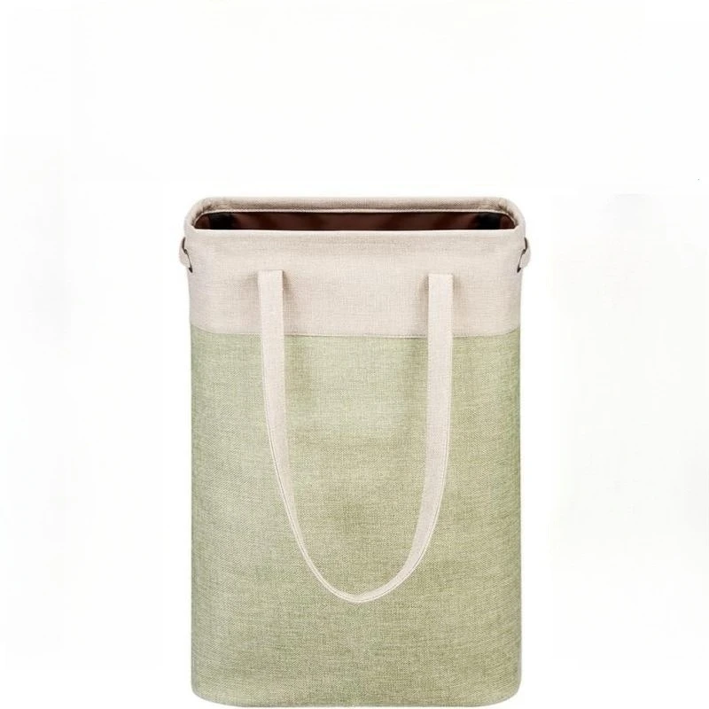 Capacity fabric  Rope Woven foldable cotton organizer laundry basket hamperwith lids  for baby blanket Storage