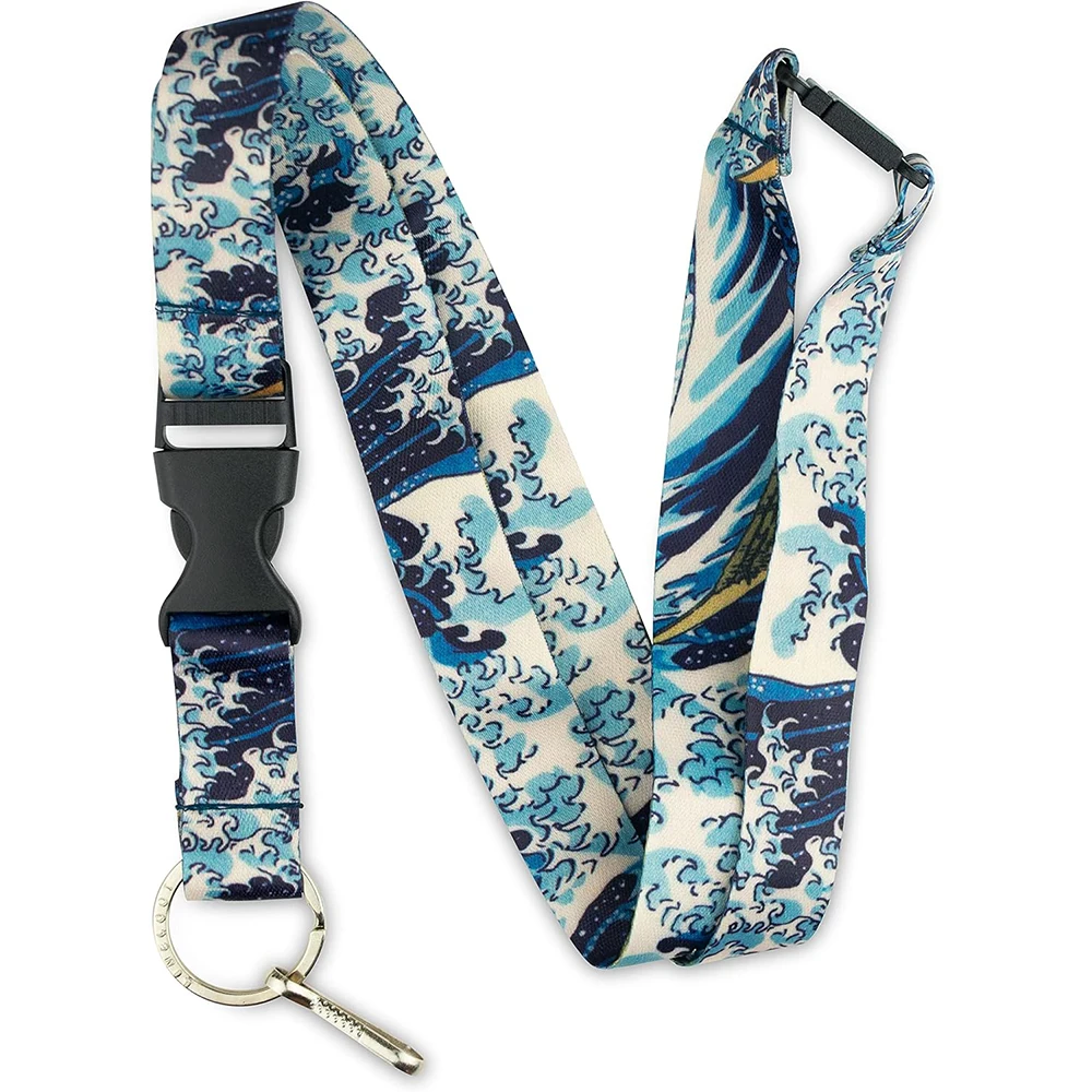 Lanyard for Keys, ID Badge, Accessories Neck Lanyard for Men and Women with Quick Release Buckle and Flat Ring