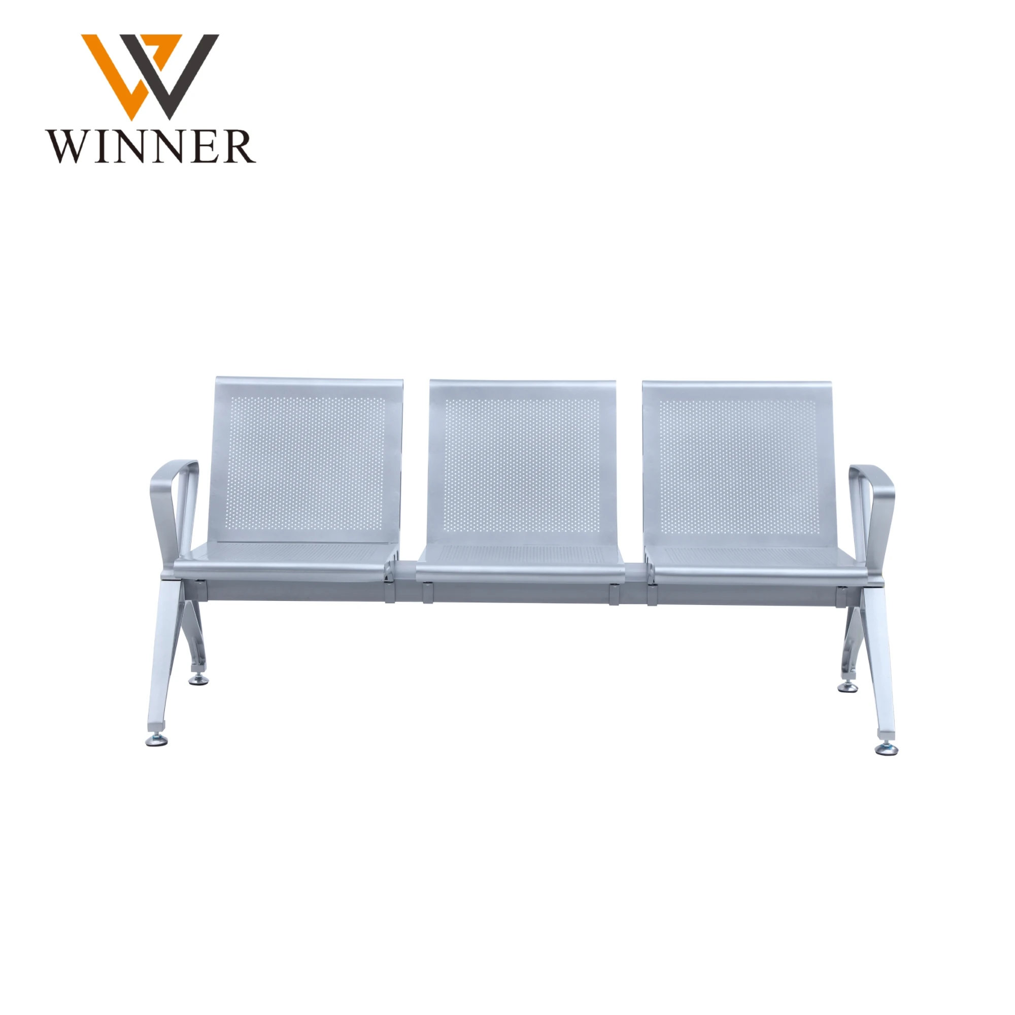 Durable Stainless Steel Airport Waiting Chairs High-Grade Clinic Bench Seating Waiting Chair for Hospitals