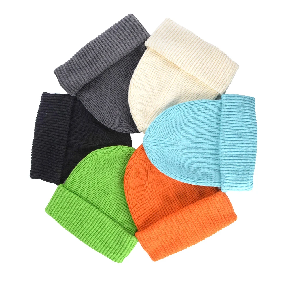 Wholesale outdoor Windproof Cycling Balaclava Adults and Kids Warm Black Ski Ride Knitted Beanie Hats