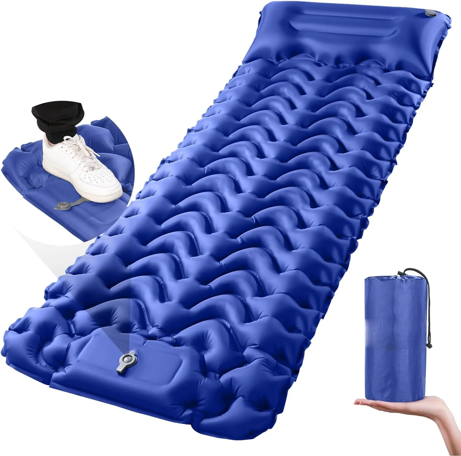 NPOT Camping Ultralight Inflatable Sleeping Pad Great for Camping and Hiking Compact and Lightweight Inflatable Mat