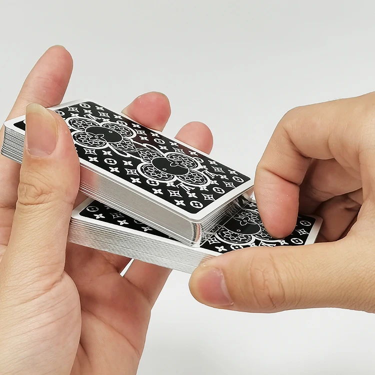 Customized Personalized PVC Waterproof Advertising Paper Poker Playing Cards