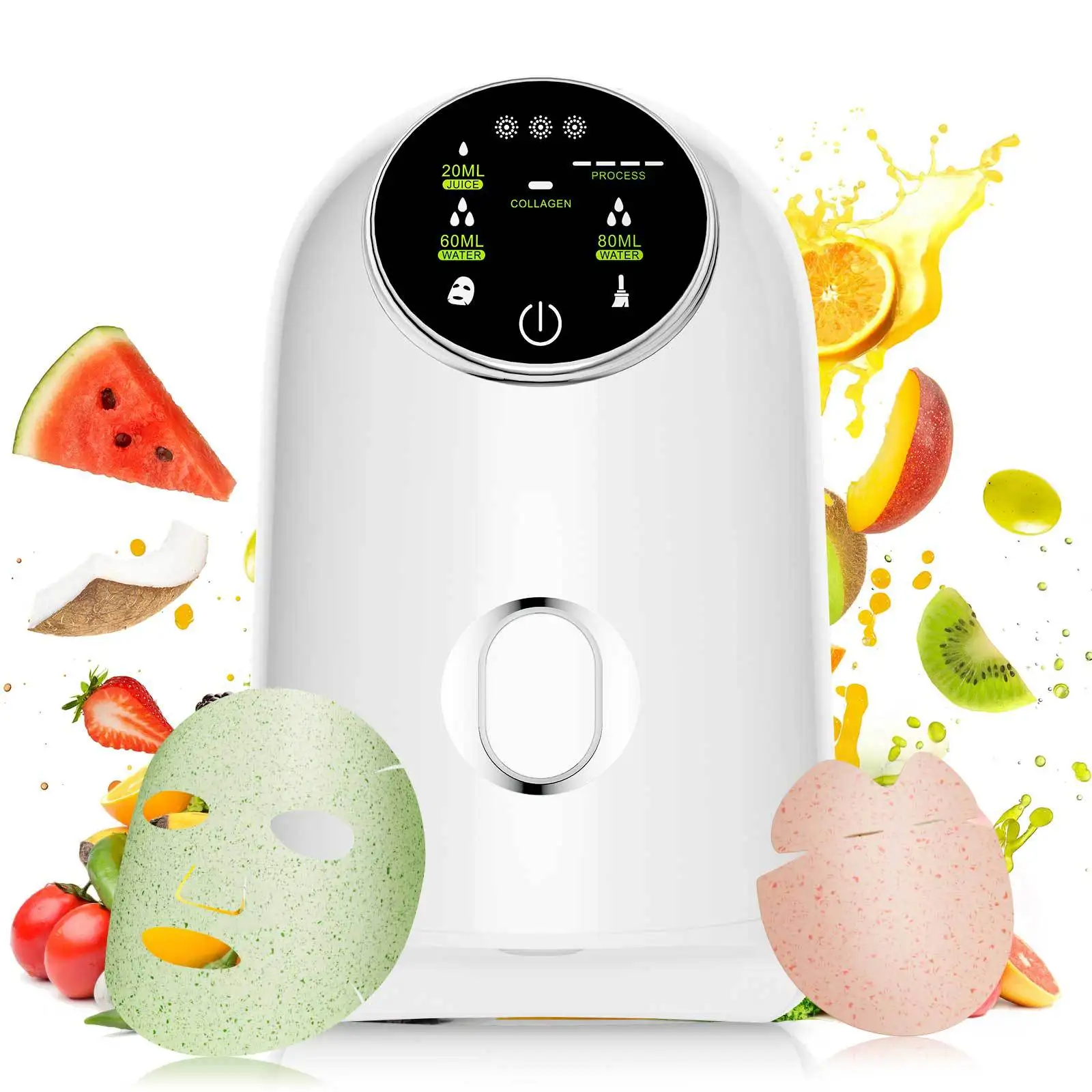 Automatic Fruit And Vegetables Mask Maker Making Machine Whitening Hydrating Collagen Face Mask Maker