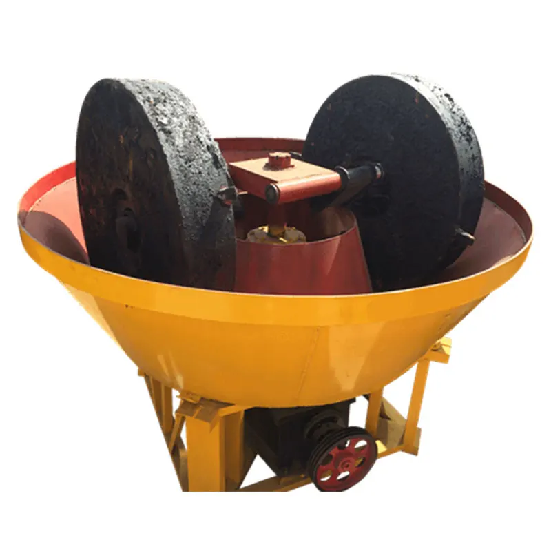 High Quality South Africa Gold Refining Machine Wet Pan Mill