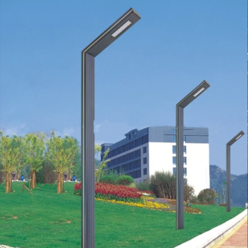 Outdoor Lamp arm poles solar light garden light poles Aluminum street light pole price