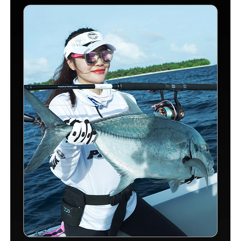 ECOODA PANDA Series PDP 80 Popping Rod 60g-140g Fishing Rod 30kg Drag Power Baitcasting Fishing Rod