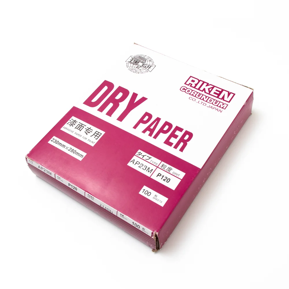 RIKEN Brand AP23M Waterproof Latex Abrasive Papers Dry Silicon Carbide Sandpaper