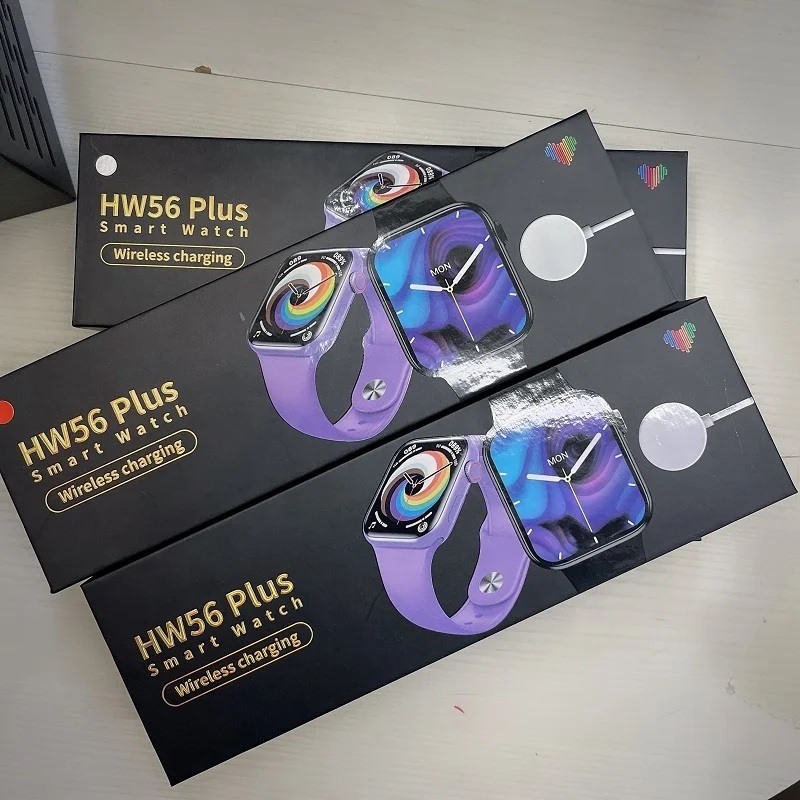 Часы 7 Новое Поступление Смарт-часы HW56 PLUS 1,75 reloj iwo 14 series 7 водонепроницаемые умные цифровые часы Бесплатная доставка онлайн