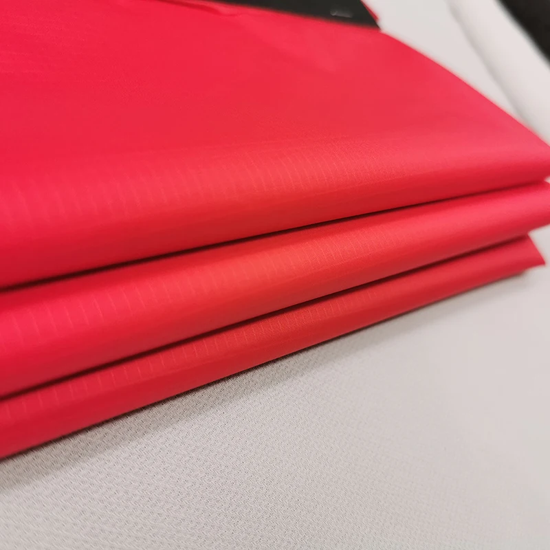 430T 0.2 double-line lattice nylon taffeta waterproof and down proof fabric for sun-protective clothing