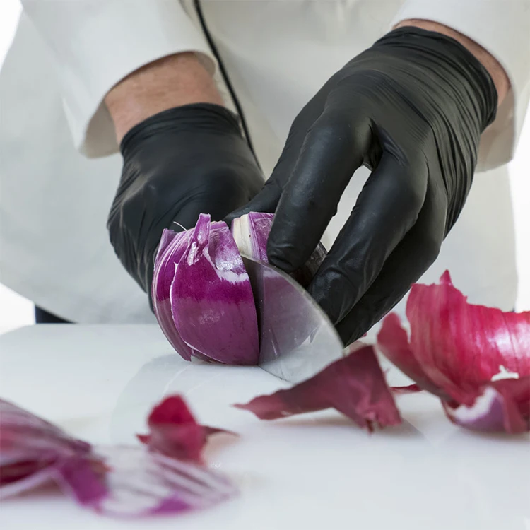 Widely Used High Quality Nitrile Disposable Gloves Price Vinyl Nitrile Powder Free Black Household Gloves 100Pcs Box