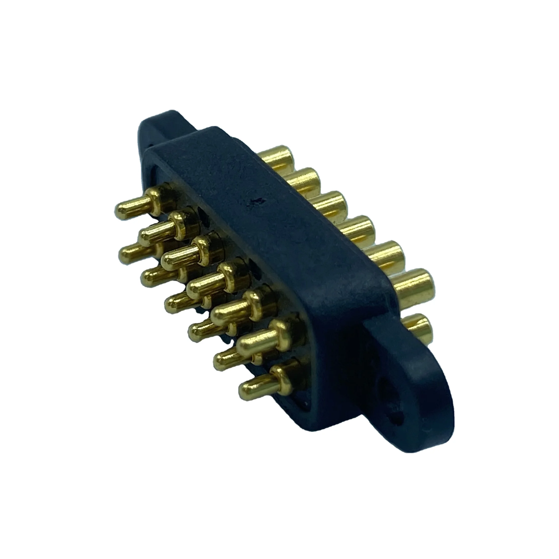 Manufacturer 20 Pins SMD Plug Pogo Pin Connector Spring Loader Pitch 2.54 Contact Socket To Battery Charging Cable
