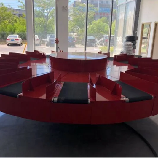 Ring sorter dial sorting conveyor system