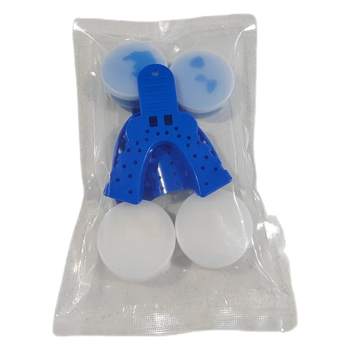 Base and catalyst available silicone dental putty  kit for disposable usage  impression