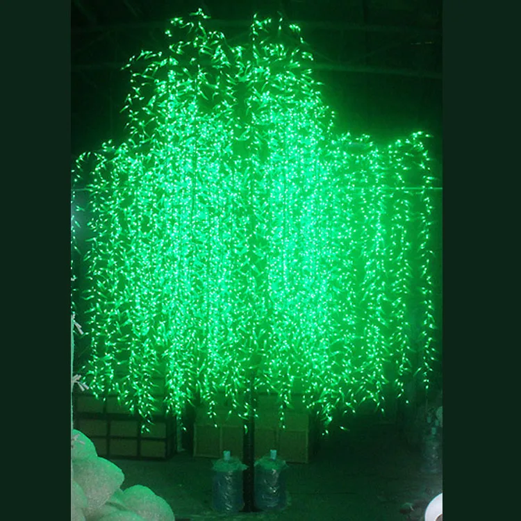 Christmas Lights 3m Led artificial lighted Weeping Outdoor Decoration Lighting Willow Tree