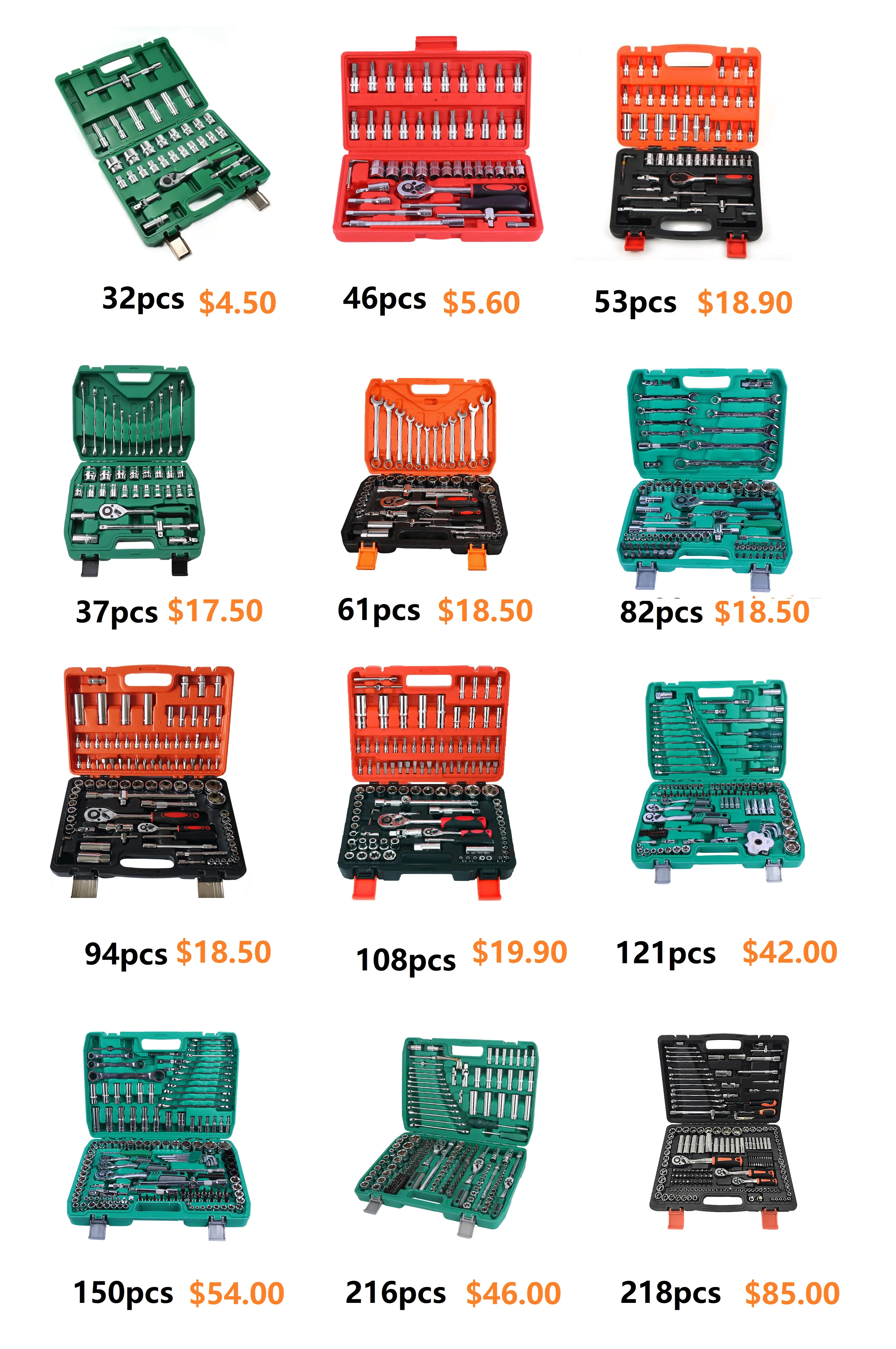 Vde Auto car body repair socket set tool socket set tool Wrench kit