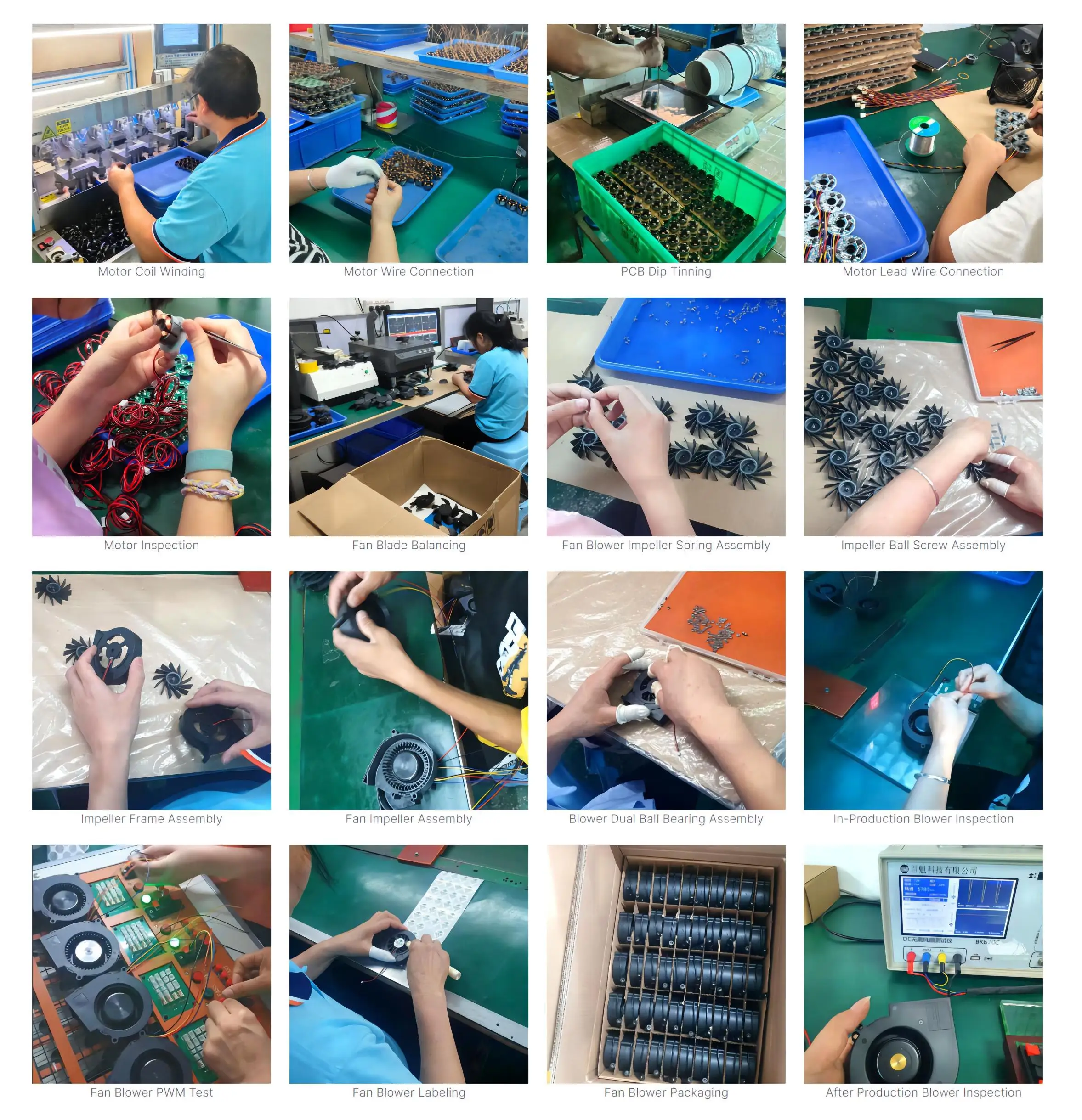 7515 Long Life Sleeve Bearing Air Blower  Heat Dissipation High Speed Brushless DC Cooling Blower Fan