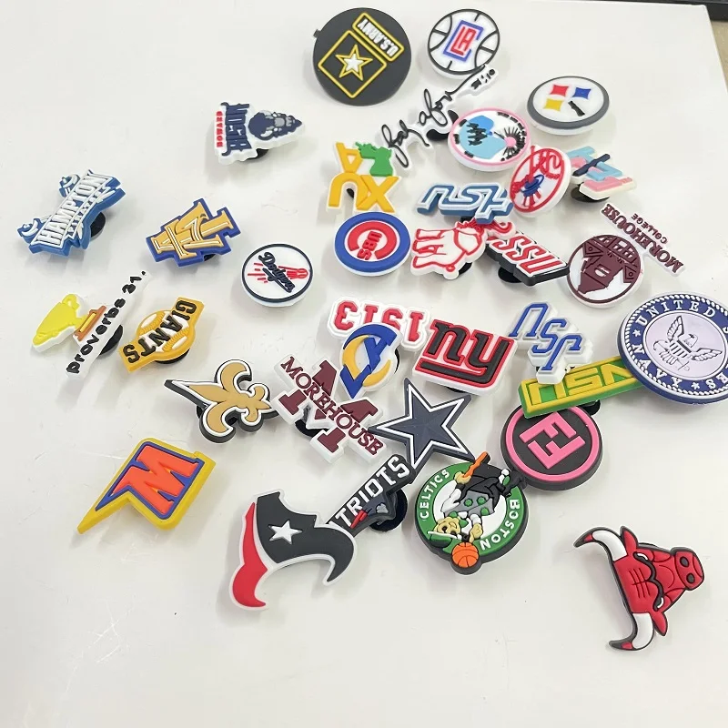 Wholesale Sports Team Shoe Charm accessories Raiders Shoe Decorations for croc charms Clog Charm Gift