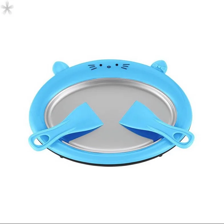 Cartoon Mini Ice Cream Maker and Fried Yogurt Machine Cool Summer Rolling Machine for Kids Children Ice Cream Tools