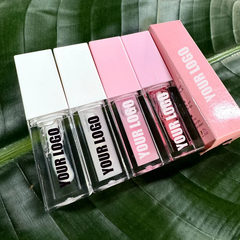 Wholesale color changing Moisturizing tint magic lip oil vegan Fruit shimmer Lip Oil Private label liquid transparent lip gloss