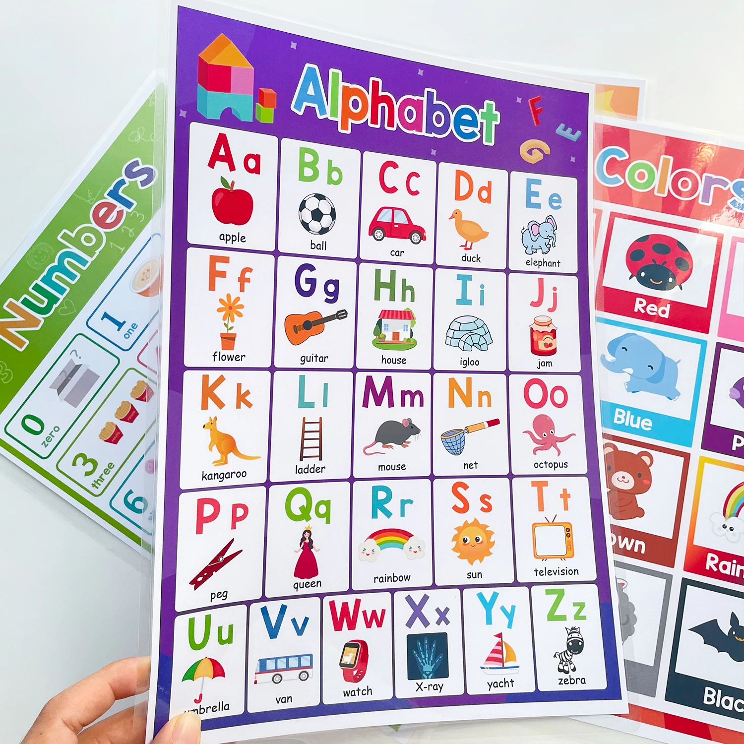 Custom High Quantity Children Educational Posters Kid Education Wall Poster for Preschool Waterproof