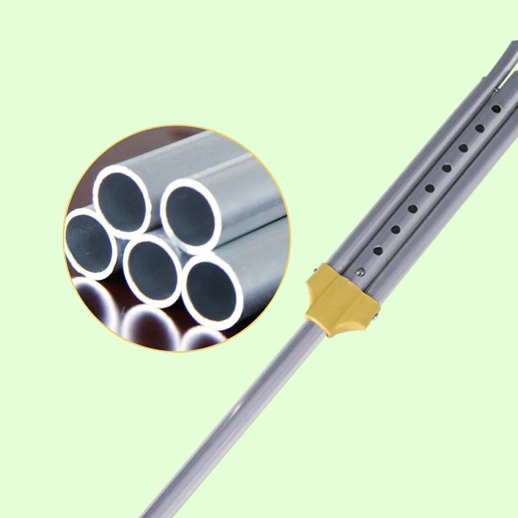 Hot Sale Manufacturer Medical Aluminum Arm Crutch Disabled Axillary Armpit Underarm Crutch Types Price