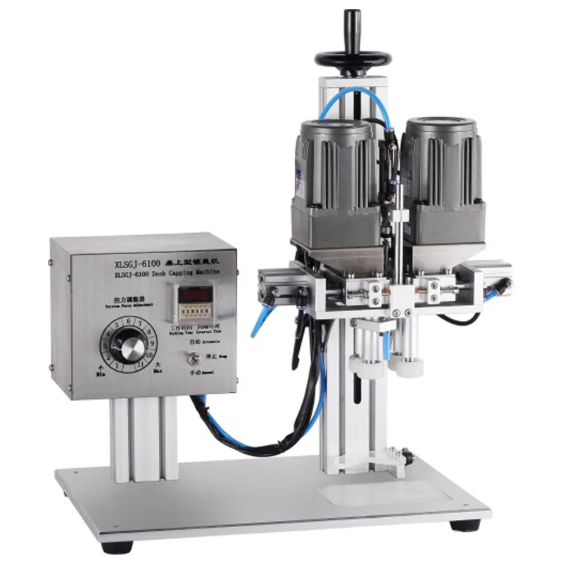 liquor wine whisky spirit bottle automatic screw aluminium sealing capping machine for glass bottles