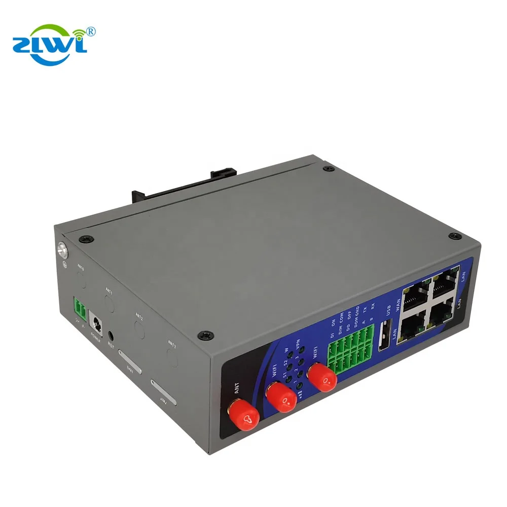 Chilink промышленный вычислительный шлюз M2M Iot VPN сотовый маршрутизатор Wi-Fi с Sim-картой последовательный порт