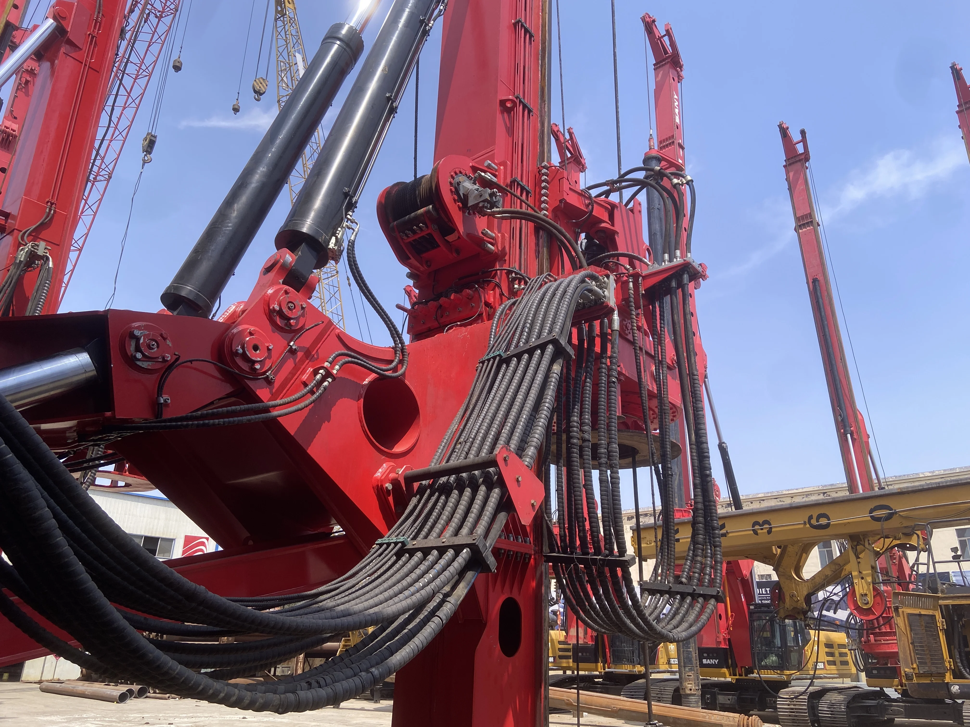 SANY SR405 Used hydraulic rotary drilling rig