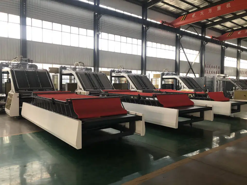 QH brand cardboard  corrugated Flute Laminating  Machine  /high speed flute lamination machine