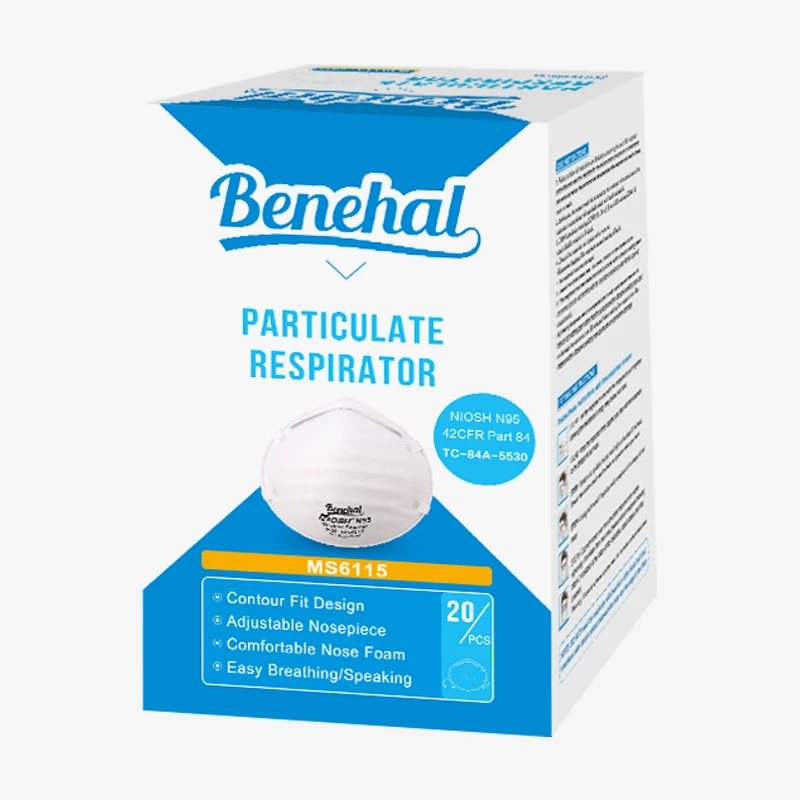 Disposable Cup N95 Respiratory Protection Particulate Mask n95 Cup Mask MS6115