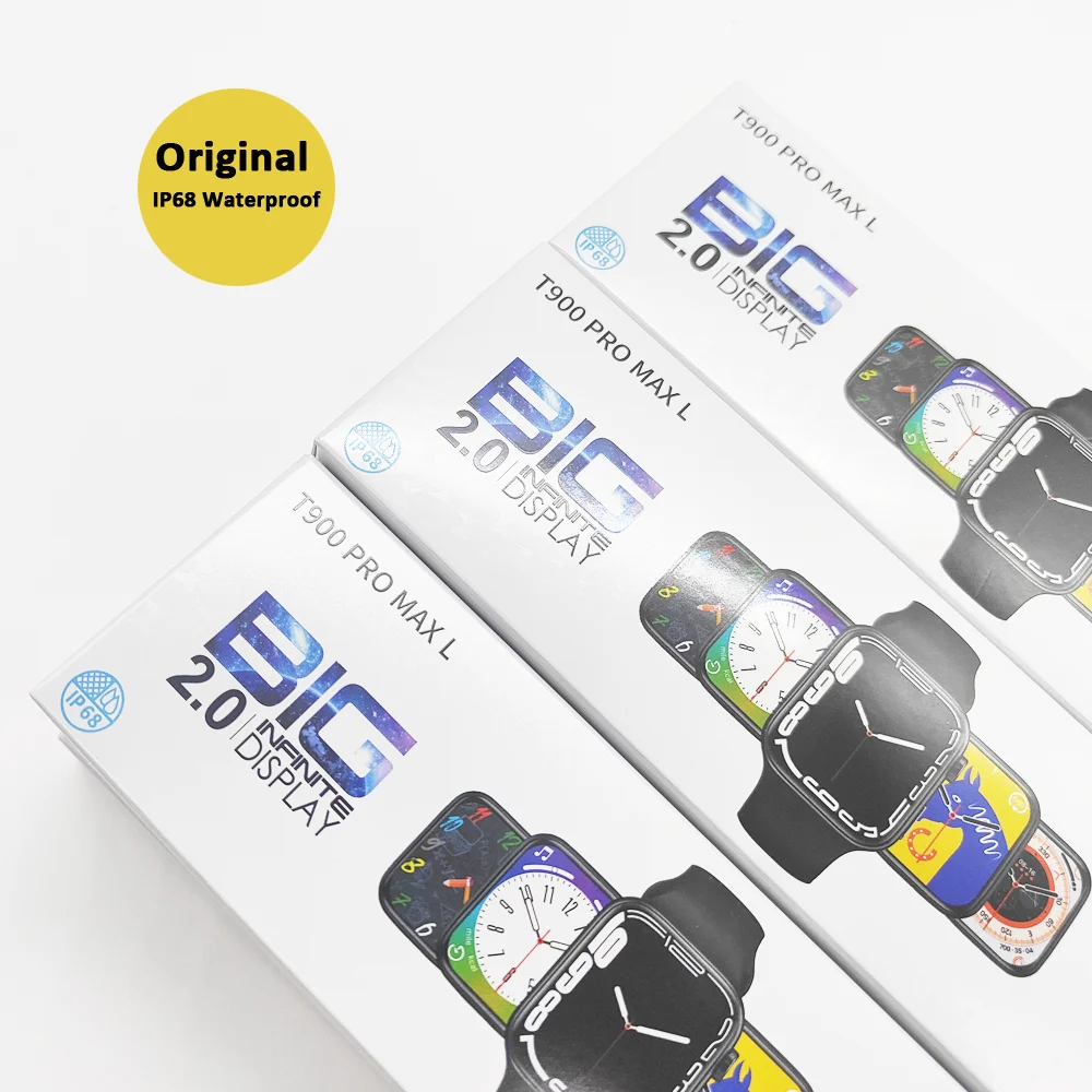 New Arrivals T900 Pro Max L 8 Series 1.92 Inch Smartwatch Waterproof Sport Fitness Heart Rate Monitor T900 Promax Smart Watch