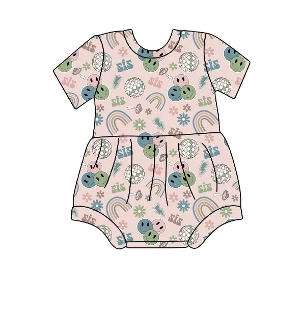 costume smile sis printing kids girls clothing