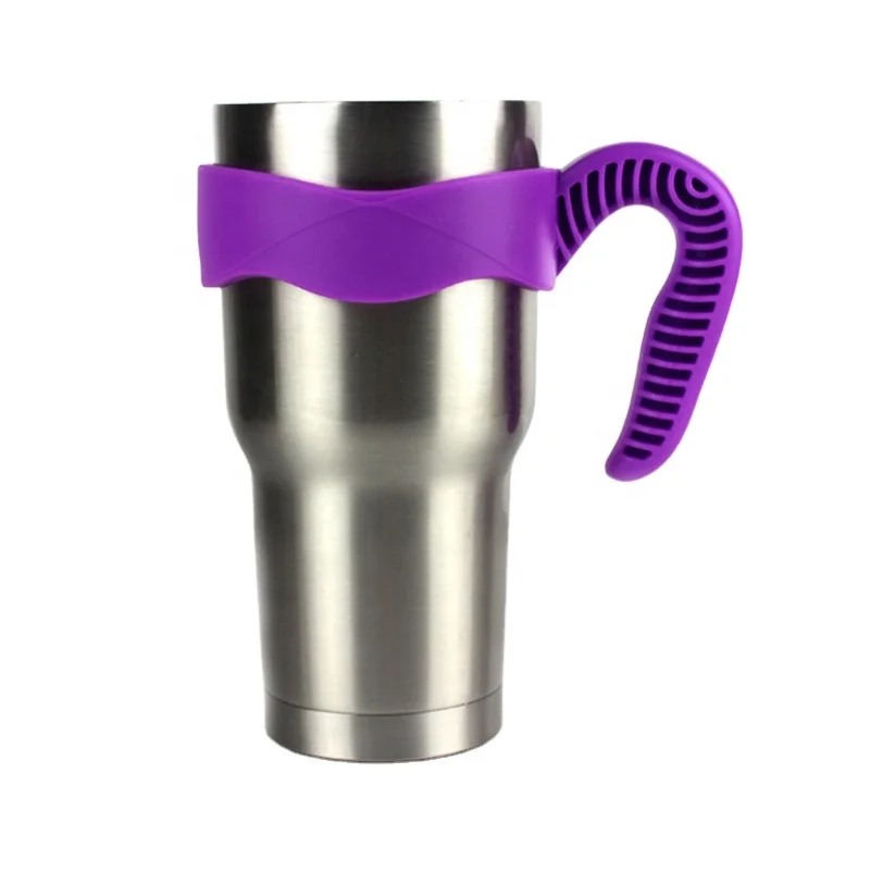 XJH Fast Delivery Home or Car Colorful 20oz 30oz Tumbler Travel Mug GRIP Cup Anti-Slip Holder