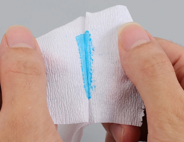 Disposable Barber Neckband Hair Cutting Barber Salon Ruffle Tissue Strip Collar Wrap Hairdressing Accessory