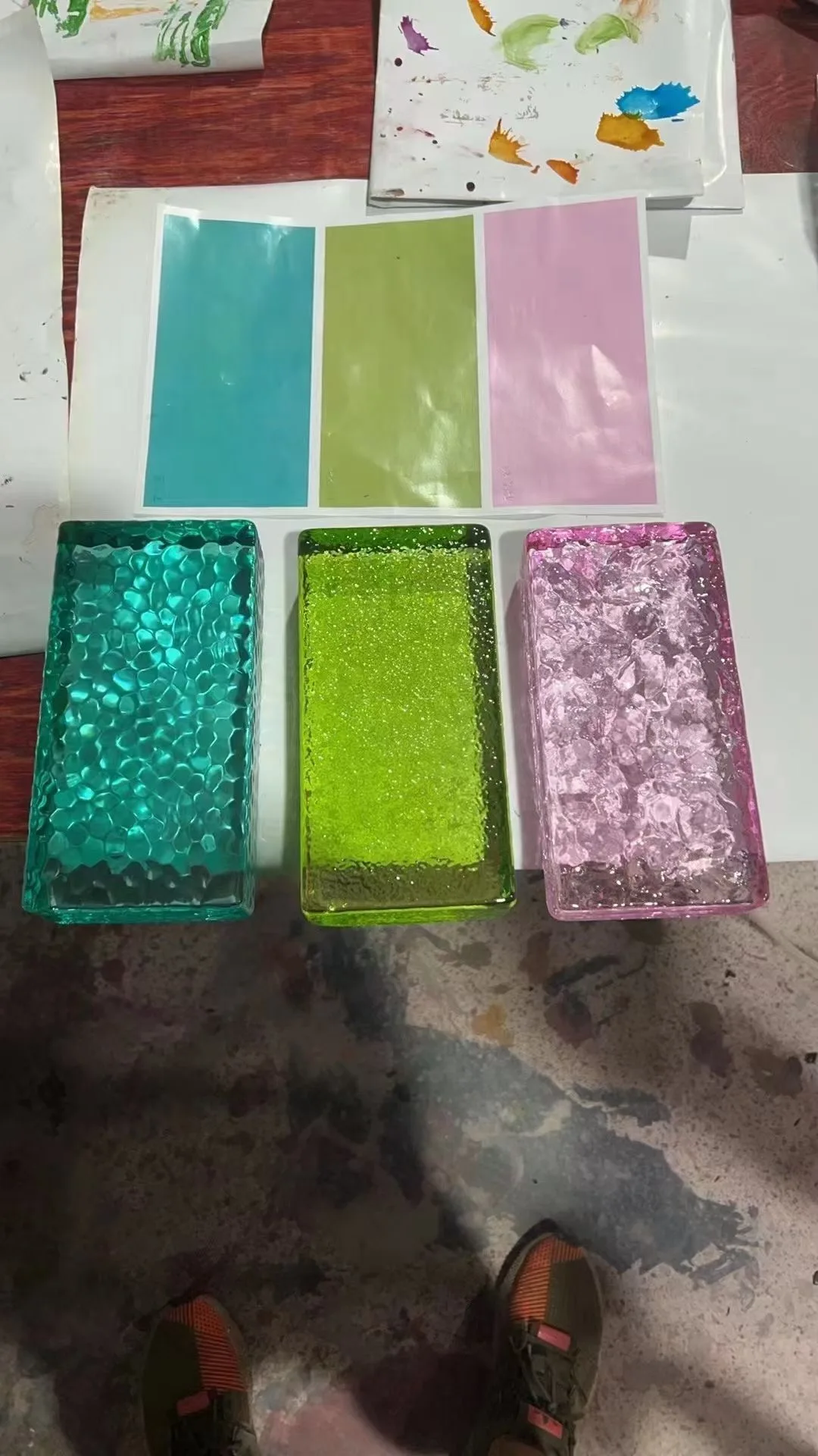 Wholesale Fine Ground Crystal Brick by Manufacturer for Bathroom and Kitchen Wall Decoration