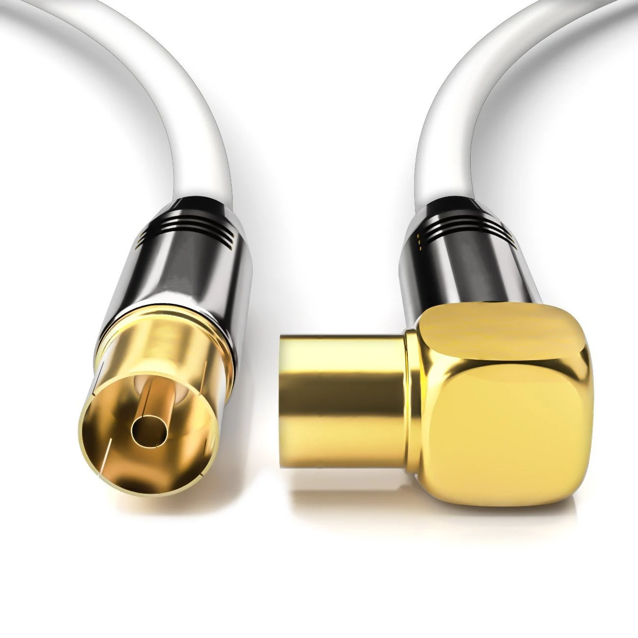 TV Cable 9.5 Pal Plug to 9.5 PAL Plug RF Coaxial Antenna tv f type 95 cable For Digital Satellite/CCTV SAT Cable 75ohm 3C-2V