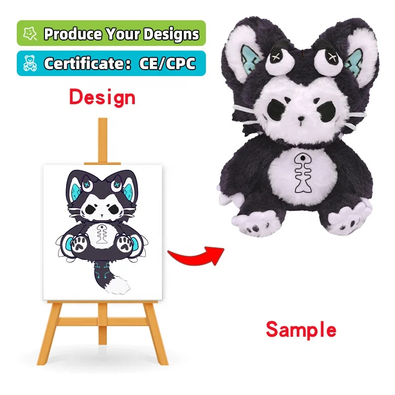 OEM Custom Made Plushie Stuffed Soft Animal Doll Plush Toys for Promotional Gifts