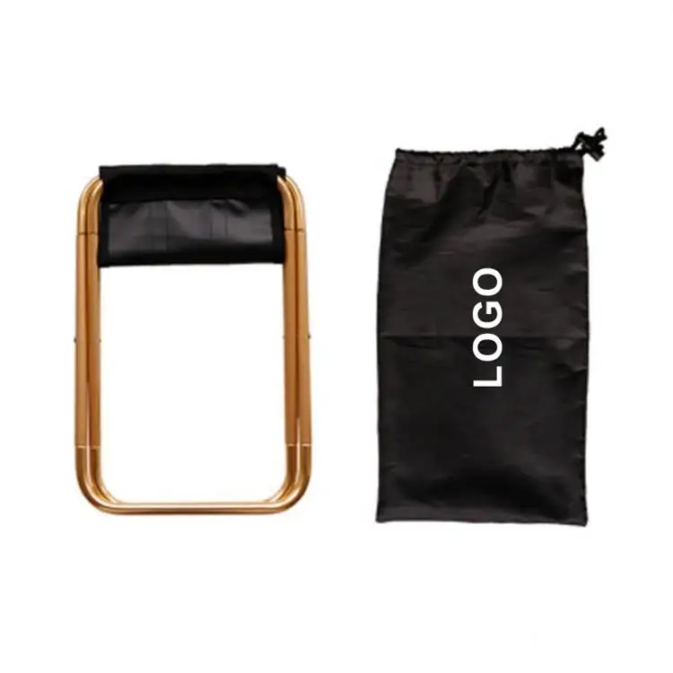 Ultralight Metal Aluminum Picnic footstool folded Outdoor camping mini fishing chairs pocket foldable stool for barbecue Hiking